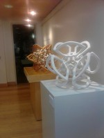 Artist and teacher's art displayed at Kean's library