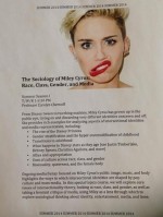 Professor Chernoff Talks Miley Cyrus: